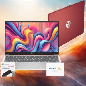 HP Go Slim 15.6″ Laptop, 32GB RAM, 1.5GB Storage(512GB External SSD and 1TB Cloud Storage), Intel Quad-core Processor, Fast Wi-Fi 6, Upto 12 Hours Battery, Win 11 with Free 12-Month Microsoft Suite