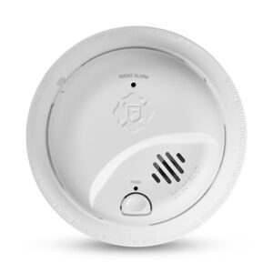 First Alert SMI100-AC, Hardwire Interconnect Smoke Alarm with Battery Backup, 1-Pack