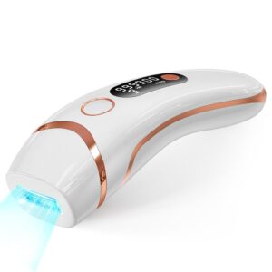 LYSMOSKI IPL Laser Hair Removal At Home Hair Removal for Women and Men Laser Hair Removal Device Pain-Free System for Lasting Hair Reduction on Face, Armpits, Bikini Area