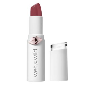 wet n wild Mega Last High-Shine Lipstick Lip Color, Infused with Seed Oils For a Nourishing High-Shine, Buildable & Blendable Creamy Color, Cruelty-Free & Vegan – Rosé And Slay