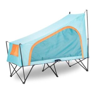 Winter Camping Tent for 2 Persons, Foldable Crib Tent for Mountaineering, Ice Fishing & Outdoor Activities, Portable, Waterproof, Stable with Steel Frame for Family & Short Weekends