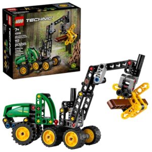 LEGO Technic John Deere 1470H Wheeled Harvester Building Toy for Kids – Heavy Vehicle Playset W/Realistic Suspension & Steering – STEM Toy for Boys & Girls, Ages 7+ – Gift Idea for Birthdays – 42218
