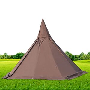 GeRRiT Teepee Tent for Adults 1-2 Person,Family Camping Tent,Group Tent,Pyramid Tent,Bell Tent for Family Vacation