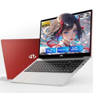 NIMO 15.6″ IPS FHD-Student-Laptop, 16GB RAM 1TB SSD Intel N150(Beat i3-10110U, Up to 3.6GHz) Computer with 65W Type-C, Fingerprint, Backlit Keyboard, Wi-Fi 6, BT5.2, for Business and Home