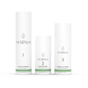 The Spa Dr. 3-Step Age-Defying Skincare System – Antiaging SkinCare Set for Women – Anti Aging Skin Care Sets for Women – Skin Care Routine: Cleanser, Age Defying Lift & Tight Serum, Moisturizer