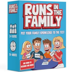 Runs in The Family: Fun Board Games for Family Night – Think Like Your Fam Would – Games for Kids-Adults
