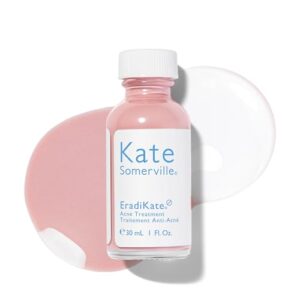 Kate Somerville EradiKate Acne Treatment – Clinically Formulated 10% Sulfur and BHA Spot Treatment – Clears Pimples, Cleans Pores and Prevents Breakouts, 1 Fl Oz