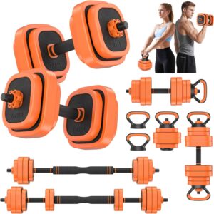 Adjustable Dumbbells Set, 45/65/85 lbs Free Weight Set with Connector, 4 in1 Dumbbells Set for Home Gym Workout