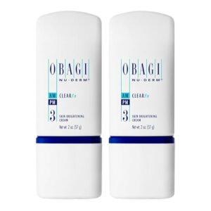 Obagi Nu-Derm Clear Fx – Skin Brightening and Evening Cream with Arbutin, Vitamin C and Lactic Acid – Two Pack, 2 * 2 oz