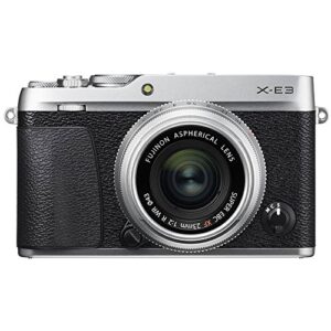 Fujifilm X-E3 Mirrorless Digital Camera w/XF23mmF2 R WR Kit – Silver