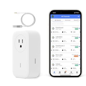 UbiBot SP1 & TH30S-B Temperature and Humidity Monitoring Bundle – Smart Plug with External Sensor for Enhanced Automation Brief Description: Unlock New Possibilities in Smart Home Automation