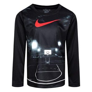 Nike Little Boy’s Dri-FIT Friday Night Lights Long Sleeve T-Shirt Sz: 4 Black