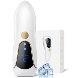 Laser Hair Removal for Women and Men, Air 15 Ice-cooling IPL Device Hair Removal for Nearly Painless & Long-Lasting Results From Home, 3 Modes & Auto Flashing for Fast Full Body Hair Removal