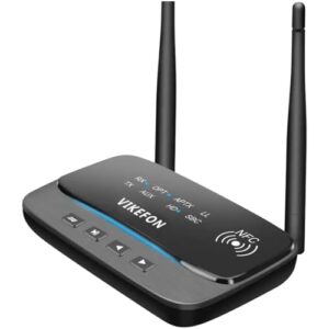 NFIC 80M BIIuetuoth 5.0 Signal Sende Transmlttier Signal Adaptier Bypass AptX LL HD Wirreless Audlo Adaptier SPDIF AURX 3.5mm for TV PC Car Headphones New 2026 High for Reliable Electronic Component