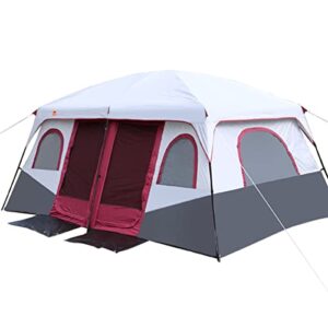 Large Tent Camping Tent 8-12 Person Family Tent 2 Bedroom,Festival Party Essential Big Tent Shelters Waterproof Tent, 4800mm-430x305x203cm