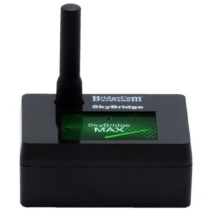 BridgeCom SkyBridge MAX MMDVM Hotspot – Dual Band – WiFi and Ethernet – DMR, YSF, D-Star, NXDN, P25, M17, POCSAG – 2.4″ Color Screen – Raspberry Pi 4B