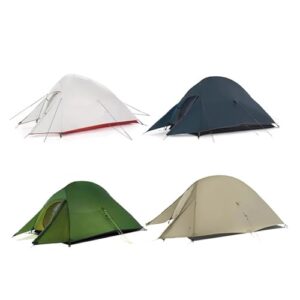 Cloud Up 1 2 3 Person Camping Tent Ultralight Waterproof Trekking Tents Hiking Backpacking Shelter Tent Travel Tent(Cloud2 Green)