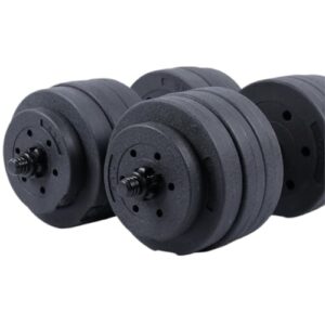HAMEXLN Dumbells Dumbbells For Men And Women, Adjustable Sports Barbells, Dumbbells, Fitness Equipment, Home Pair Of Dumbbells Dumbell Set, 50kg, Black