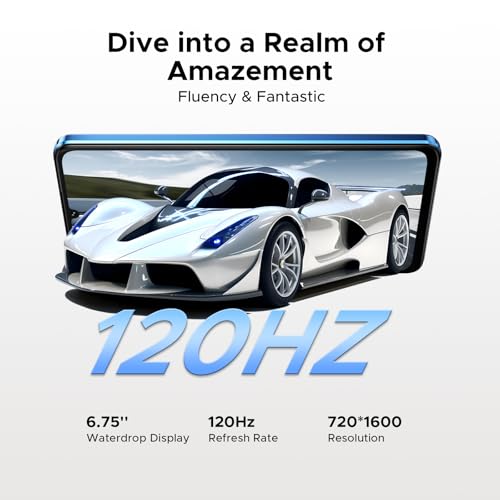 DOOGEE Note 59 Pro+ 5G Unlocked Phone, 5G Android 16 Smartphone - Gemini AI, 36GB+512GB/2TB Expand, 6.75\" HD+ 120Hz Display, 50MP AI Camera, 6250mAh Battery, Dual SIM, Face & Fingerprint, NFC/GPS - Image 4