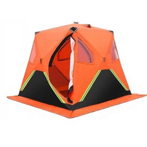 Ice Fishing Camping Outdoor Fishing Warm Tent Camping Equipment Trapezoidal Structure Strong Stability Suitable for 2-3 People