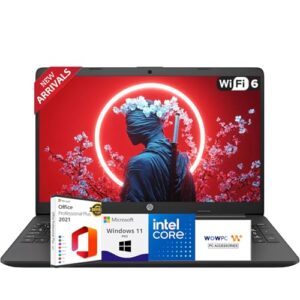 HP Newly Designed 15.6″ Business and Student Laptop(2025/2026 Edition), Ryzen 5 7000-Series Processor, 16GB RAM, 1TB SSD, Ultra Quiet, Long Battery Life, Windows 11 Pro with Microsoft Office, WOWPC