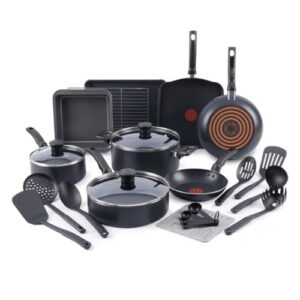 THJKUPO 21-Piece Nonstick Cookware Set, Black kitchen cookware set pots and pans