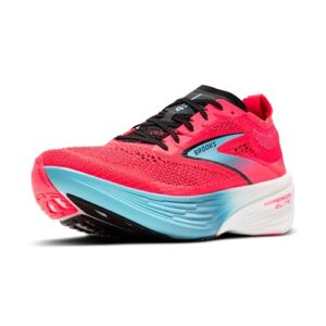 Brooks Unisex Hyperion Elite 4 Neutral Running Shoe for Men & Women – Diva Pink/Crystal Seas/Black – 8 Medium Men /9.5 Medium Women