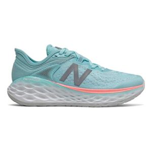 New Balance Women’s Fresh Foam More V2 Running Shoe, Sea Salt/Newport Blue, 6.5 M US