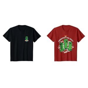 Minecraft Creeper Holiday Boys 2-Pack Short-Sleeve T-Shirt