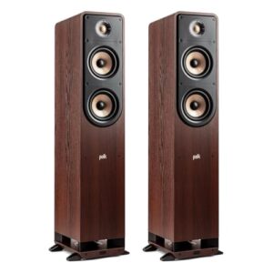 Polk Audio Signature Elite ES50 Hi-Fi Floorstanding Speakers – Pair (Walnut)