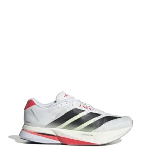 Adidas Adizero Boston 13 Road Running Shoes Mens White/Red 7 UK