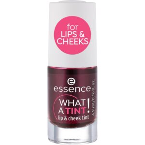 essence | What a Tint! Lip & Cheek Tint | Long-Lasting Liquid Blush & Lip Stain | Non-Sticky & Kiss-Proof | Vegan & Cruelty Free (01 | Kiss from a Rose)