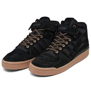 Adidas Originals Unisex-Child Forum Mid Sneaker (7, Core Black/Core Black/Gum 3, Numeric_7)