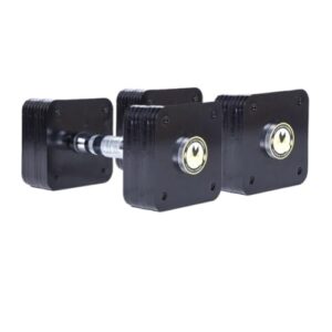 HAMEXLN Dumbells Professional Pure Steel Dumbbell Men’s Fitness Equipment Home Painted Dumbbell Adjustable Disassembly Set Dumbell Set, 40kg, Black