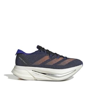 adidas Adizero Prime X 2.0 Strung Running Shoes Mens Road, Blue Orange, 7.5