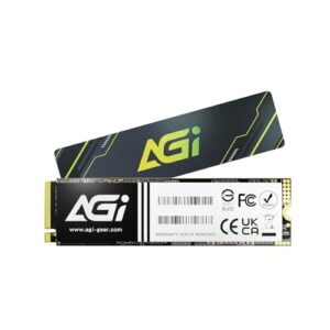 AGI 2TB AI818-43 PCIe NVMe M.2 Gen4x4 SLC Cache 3D NAND Flash Internal Solid State Drive SSD with Graphene Heat Sink (R/W Speed up to 5230/4780 MBs)