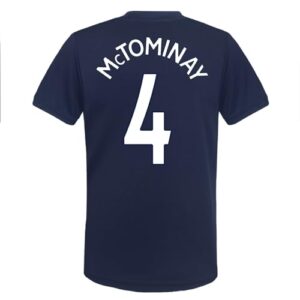 SCOTTISH FA Scotland Boys McTominay 4 Poly T-Shirt Navy 8-9 Years