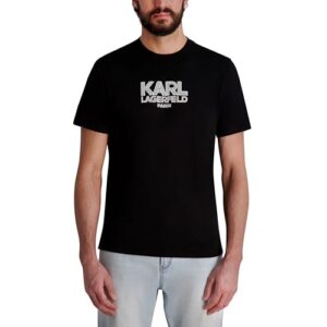 KARL LAGERFELD Paris Men’s Sportswear T-Shirt, Black, X-Large