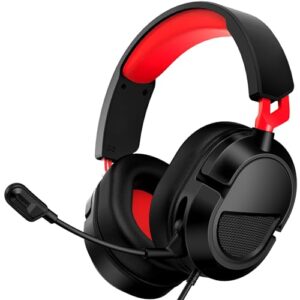 Gaming Headset for PC、PS5、PS4、Xbox Series X、Xbox Series S/One、Tablet. 207g Headset with Clear Mic for Work 𝟐𝟎𝟐𝟔 𝐔𝐩𝐠𝐫𝐚𝐝𝐞 Gaming Headphones with 3.5mm Splitter、360° Mic.79in Cable.Gamer Gifts