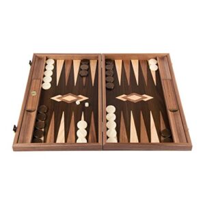 WE Games Luxury Walnut Tree-Trunk Backgammon Set – 19 inches – Handcrafted in Greece – 2 Players – Ages 15+