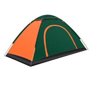QZQHNYJ Camping Tent Automatic Camping Tent 1-2 Person Family Tent Double Layer Instant Setup Awning Outdoor Protable Backpacking Tent Hiking Travel (Color :