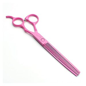 Shears for Hair Cutting 6/7 Inch Hairdressing Scissors, Scissors, Hairdressing Scissors, Slender Saw Blade, Non-Slip Design Hair Cutting Kit (Color : Marfíl) (Naranja) (7 Inch Curved b) (Naranja B)