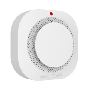 Hapippofa Smoke Detector, Battery Powered Fire Alarms for Home,10 Year Sensor Life Photoelectric Smoke Alarm with Test/Mute Button,PG-S11,1 PCS