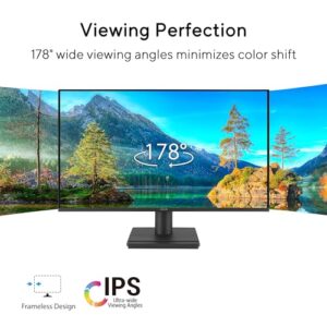 ASUS 24” (23.8-inch viewable) 1080P VA249HG Eye Care Monitor – IPS, Full HD, 99% sRGB, Frameless, 120Hz, Adaptive-Sync, 1ms, HDMI, VGA, Low Blue Light, Flicker Free, Wall Mountable, 3 yr Warranty