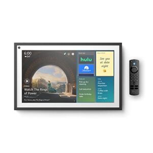Amazon Echo Show 15 | Full HD 15.6″ smart display with Alexa and Fire TV built in | Remote included
