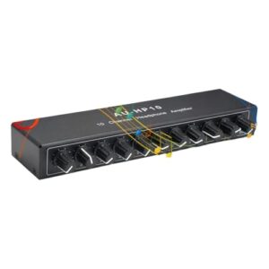 Stereo Headphone Amplifier Multi-Channels Audlo Distributor Independent Control NJM4556A DC12-24V 1 Input 10 Outputs New 2026 High for Reliable Electronic Component, Precision, Stable Performance