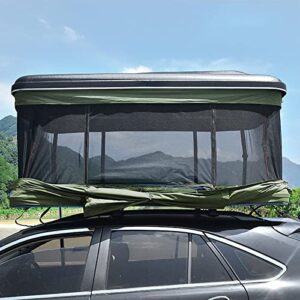 VICIYOO Roof Tents for Camping Waterproof Sunroof Tent, Roof Tent Truck SUV Camping Roof Tent with Ladder Breathable Large Space Outdoor Travel Fishing Trailer Tent for 2-3 People