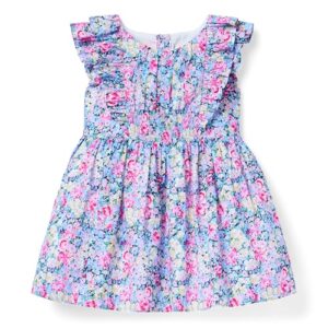 Floral Ruffle Dress, Multicolor, 6