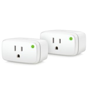 Eve Energy (Matter) 2 Pack – Smart Plug, App and Voice Control, 100% Privacy, Matter Over Thread, Works with Apple Home, Alexa, Google Home, SmartThings, Requires Thread Border Router