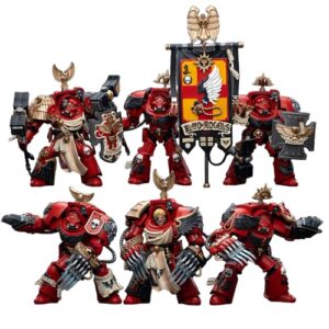 JOYTOY Warhammer 40k 1/18 Action Figure Blood Angels Assault Terminators 6PCS Collectible Gifts,Toys for Kids 15+ and Adults